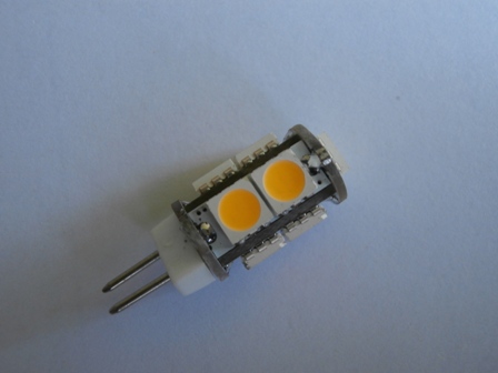 LED žárovka G4 SMD 5050 9 1,5W 12V teplá bílá